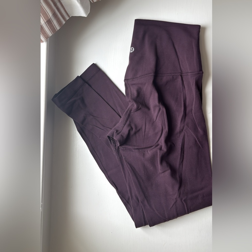Lululemon align 25” deep purple, size 6